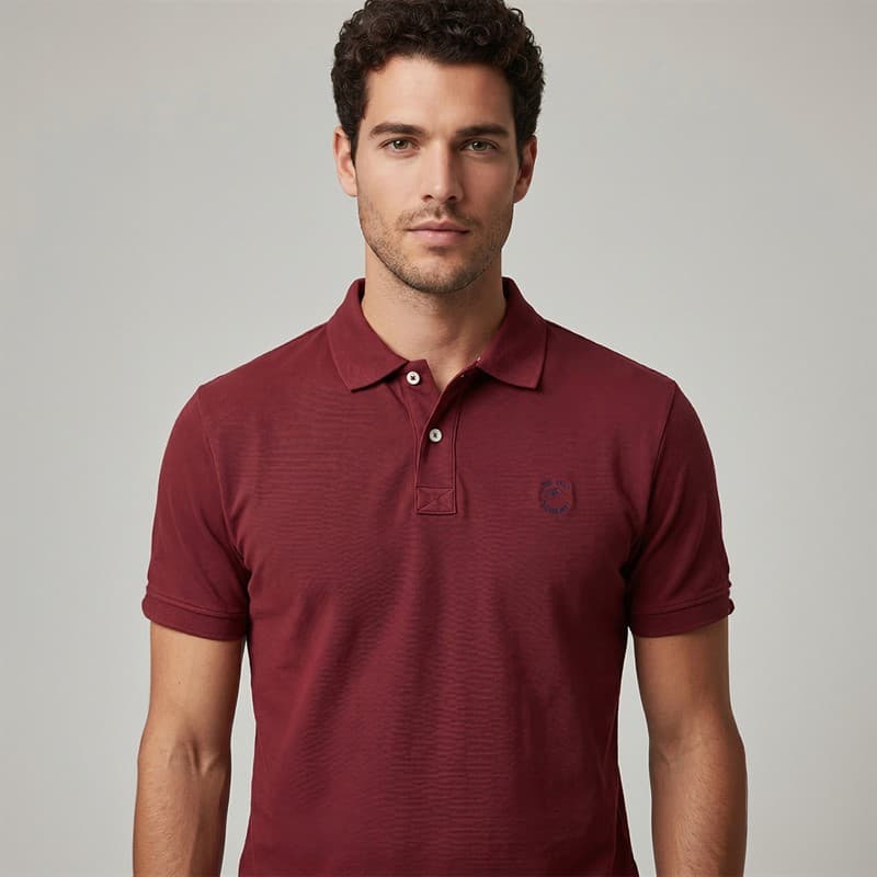 Indicode Heren Inwadim Poloshirt Bordeaux - Afbeelding 3