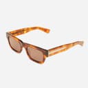 MessyWeekend Nieuwe Dylan Reveal Zonnebril Havana/Transparent