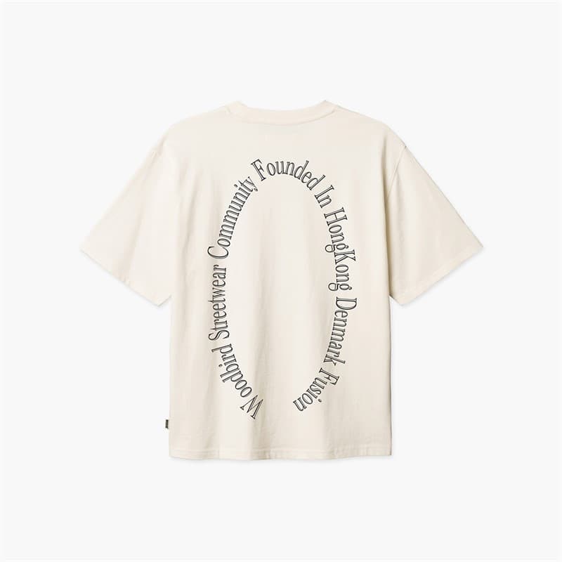 Woodbird Heren Baine Founded T-shirt Off White - Afbeelding 2