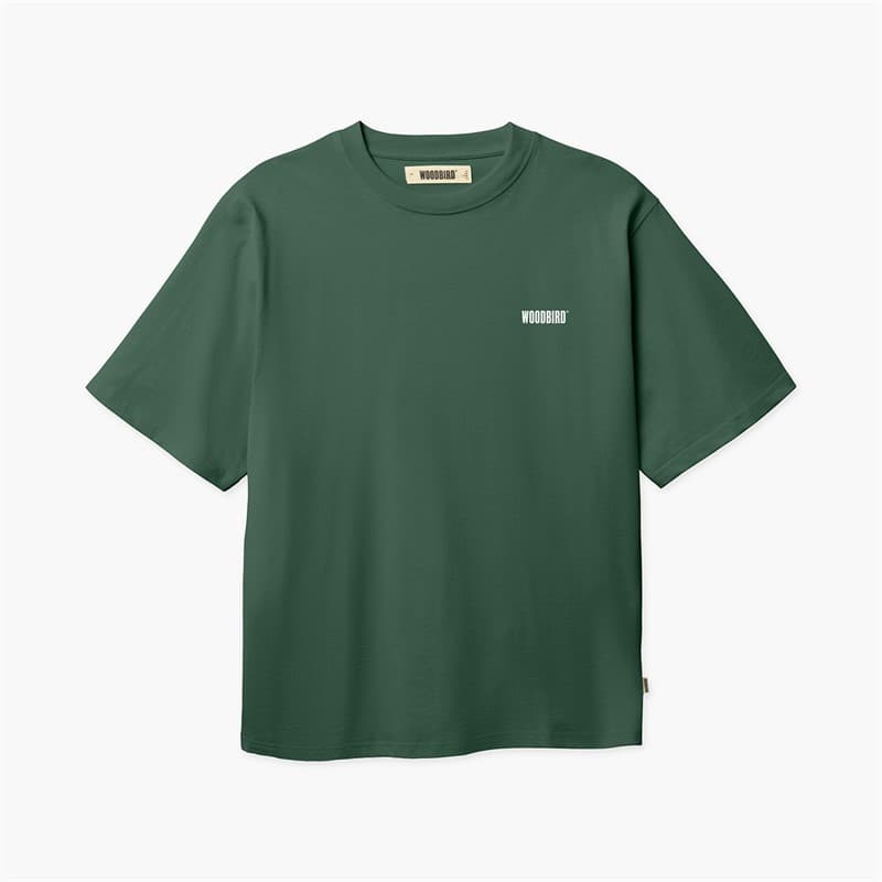 Woodbird Heren Baine HKDK T-shirt Dark Green - Afbeelding 2