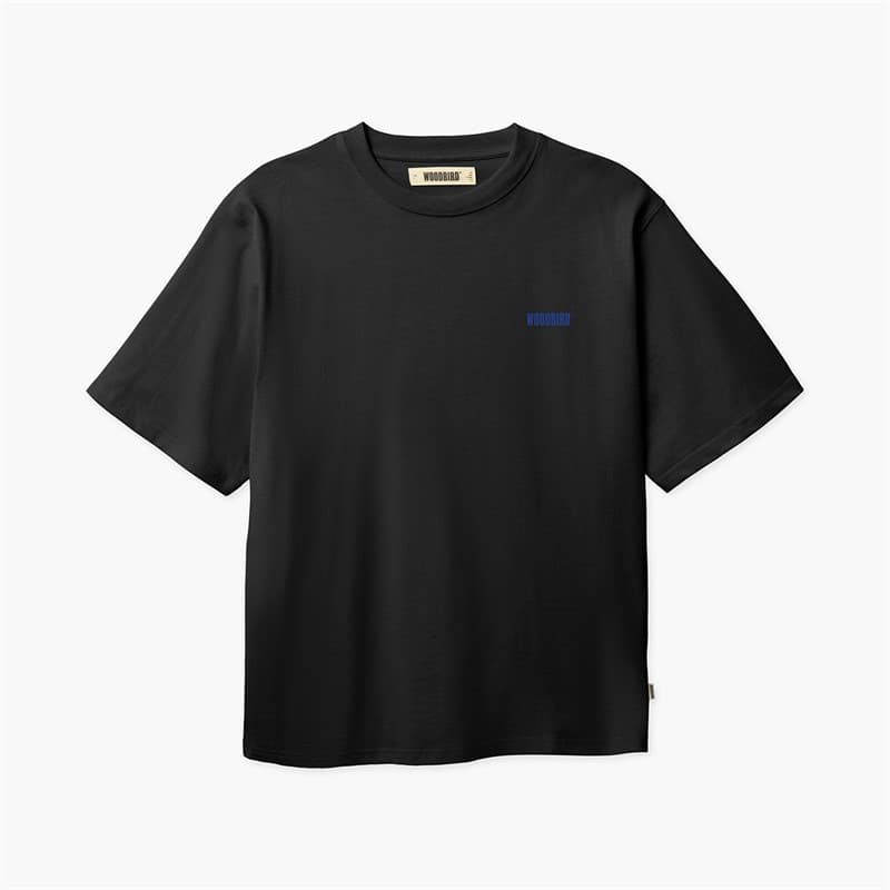Woodbird Heren Baine Wobble T-shirt Zwart - Afbeelding 2