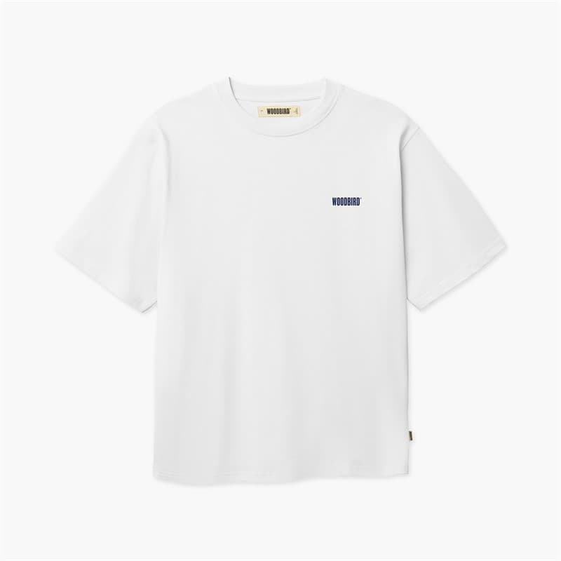 Woodbird Heren Baine Dude T-shirt Wit - Afbeelding 2