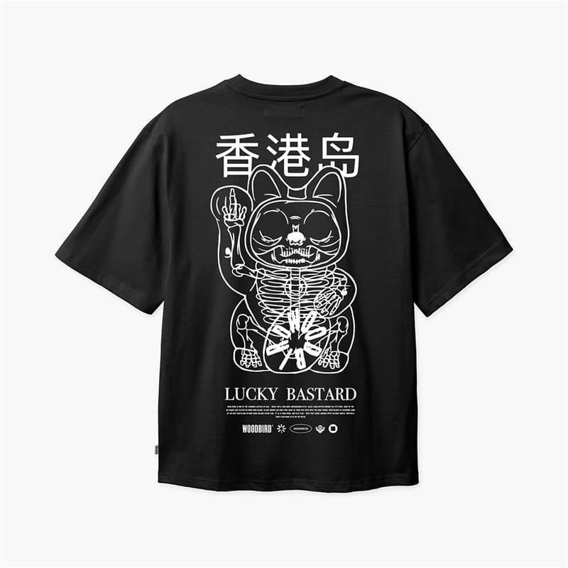 Woodbird Heren Baine T-shirt Zwart - Afbeelding 1