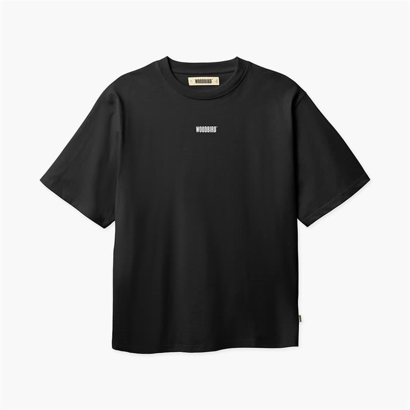 Woodbird Heren Baine T-shirt Zwart - Afbeelding 2