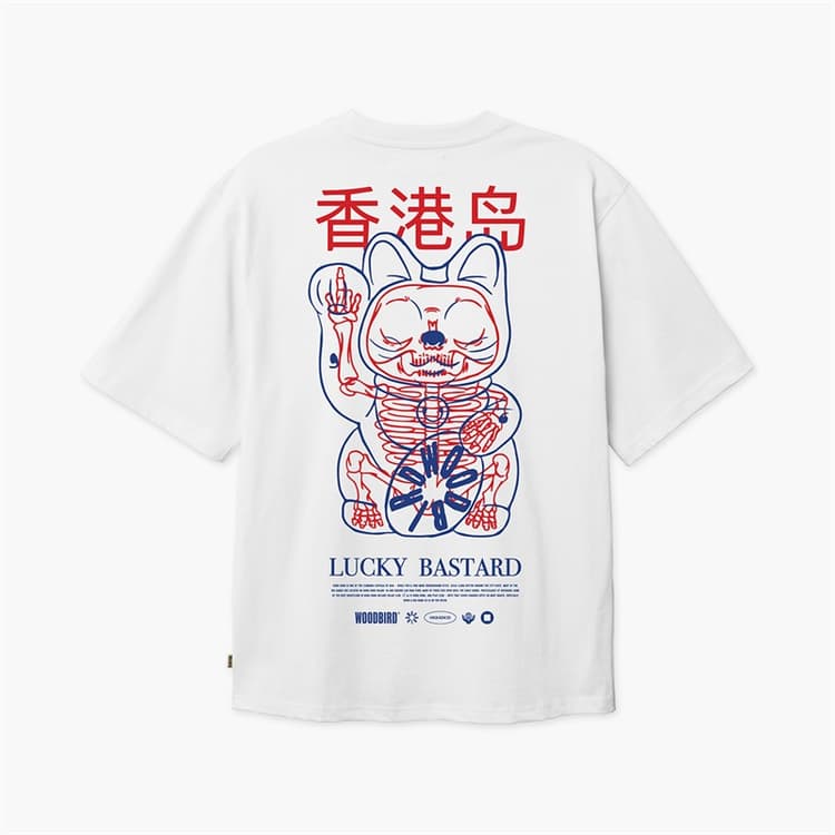 Woodbird Heren Baine T-shirt Wit