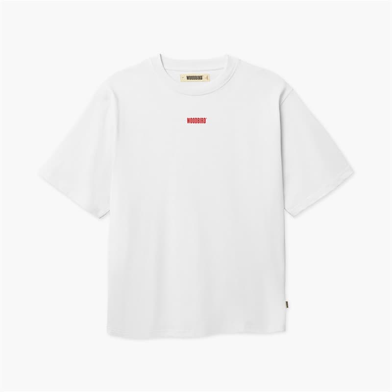 Woodbird Heren Baine T-shirt Wit - Afbeelding 2