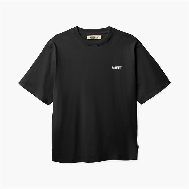 Woodbird Heren Baine HKDK T-shirt Zwart - Afbeelding 2
