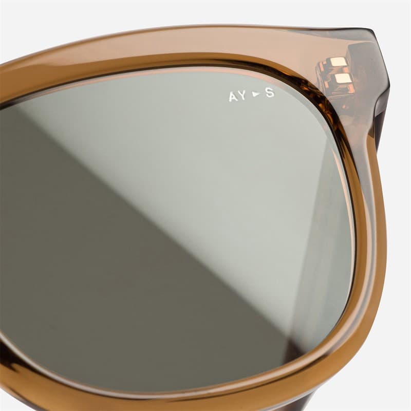 AY Studios Palmer Zonnebril Transparent Caramel Brown - Afbeelding 3
