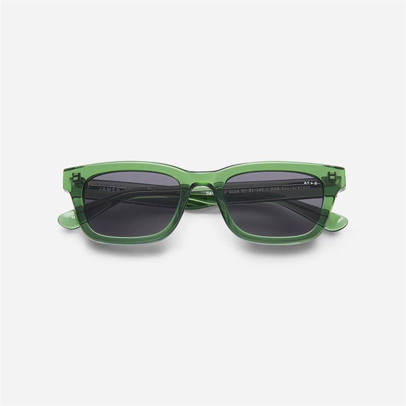 AY Studios Savage Zonnebrillen Transparent Forest Green - Afbeelding 2