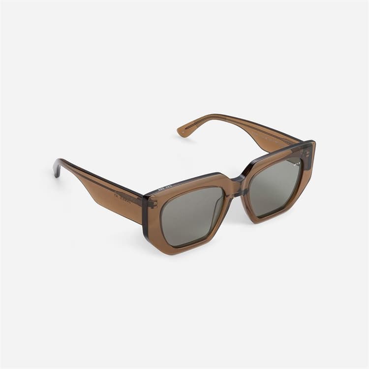 AY Studios Flash Zonnebril Transparent Coffee Brown
