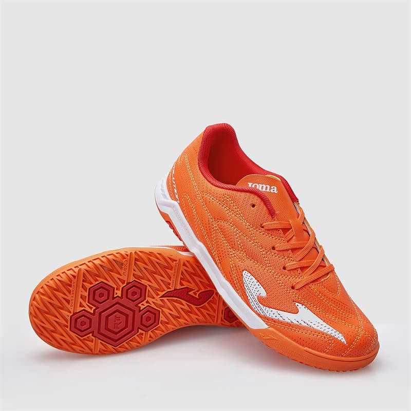 Joma Jongens Evolution 25 IN Indoor Zaalvoetbalschoenen Fluoro Orange - Afbeelding 1