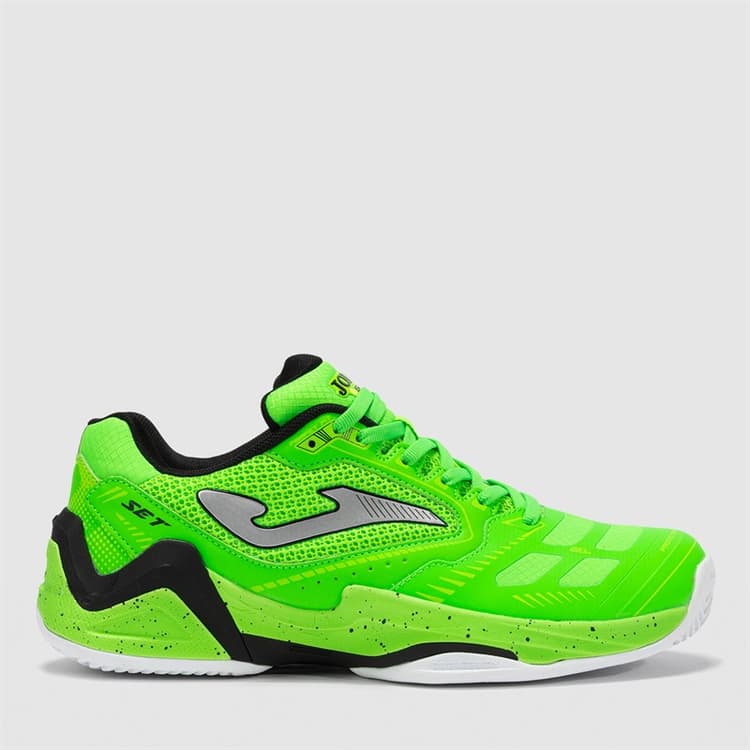 Joma Heren Set 25 All Court Tennis Schoenen Fluorescent Green