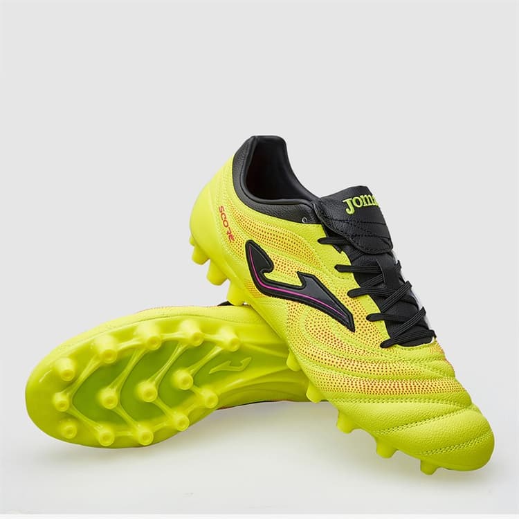Joma Heren Score 25 AG Kunstgras Voetbalschoenen Fluoro Yellow