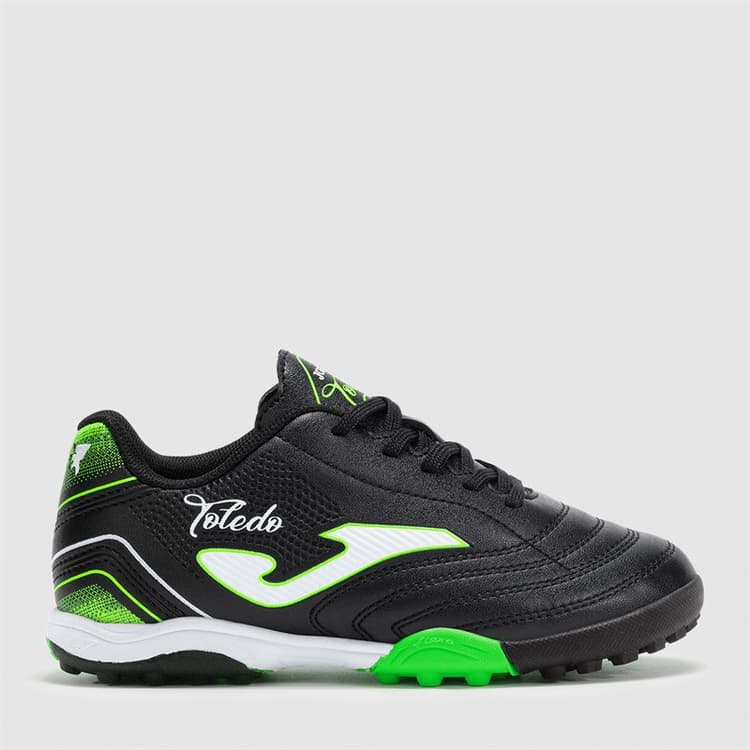 Joma Kinderen Toledo 25 TF Astro Turf Voetbalschoenen Zwart