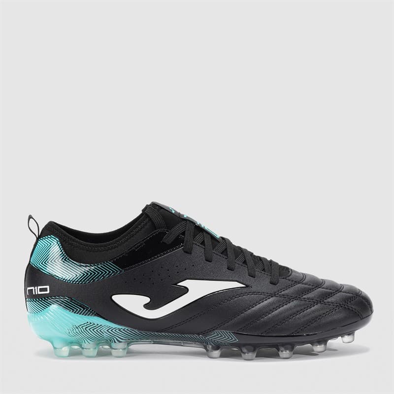Joma Heren Numero-10 25 AG Kunstgras Voetbalschoenen Zwart/Turquoise - Afbeelding 1