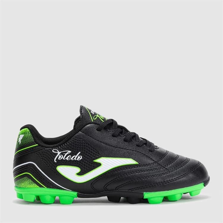 Joma Kinderen Toledo 25 HG Harde Grond Voetbalschoenen Zwart