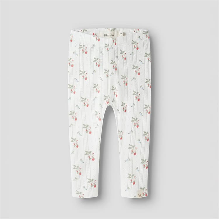 Lil' Atelier Meisjes Rachello Leggings Coconut Milk