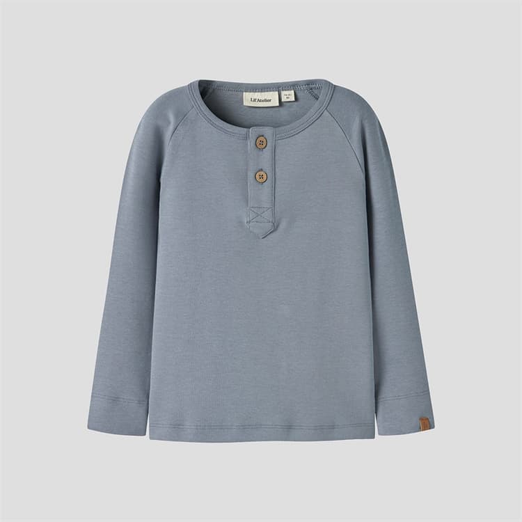 Lil' Atelier Jongens Geo Lange Mouw Top Tradewinds