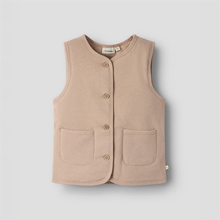 Lil' Atelier Meisjes Jobo Vest Roebuck