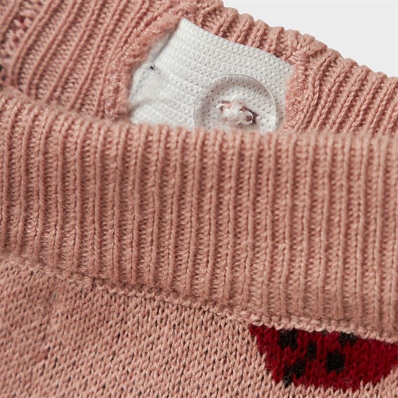 Lil' Atelier Meisjes Lulio Gebreide Broek Misty Rose - Afbeelding 3