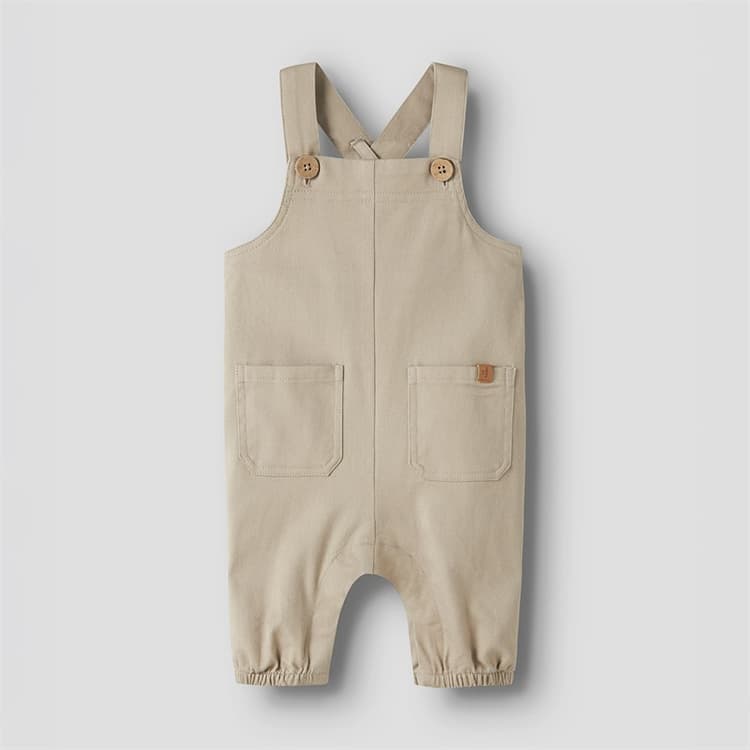 Lil' Atelier Kinderen Doreen Overalls Oxford Tan