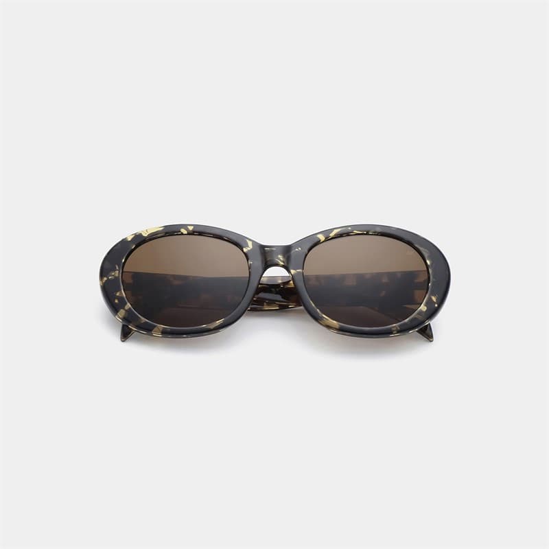 A Kjærbede Anma Zonnebril Zwart/Yellow Tortoise - Afbeelding 2