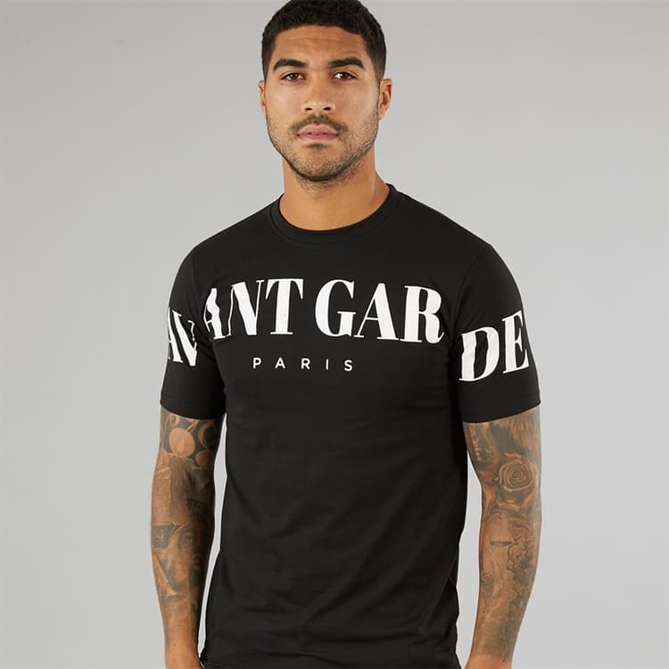 Avant Garde T-shirt Heren Criptic Zwart