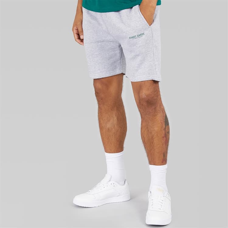 Avant Garde Heren Creative Shorts Lichtgrijs Melange