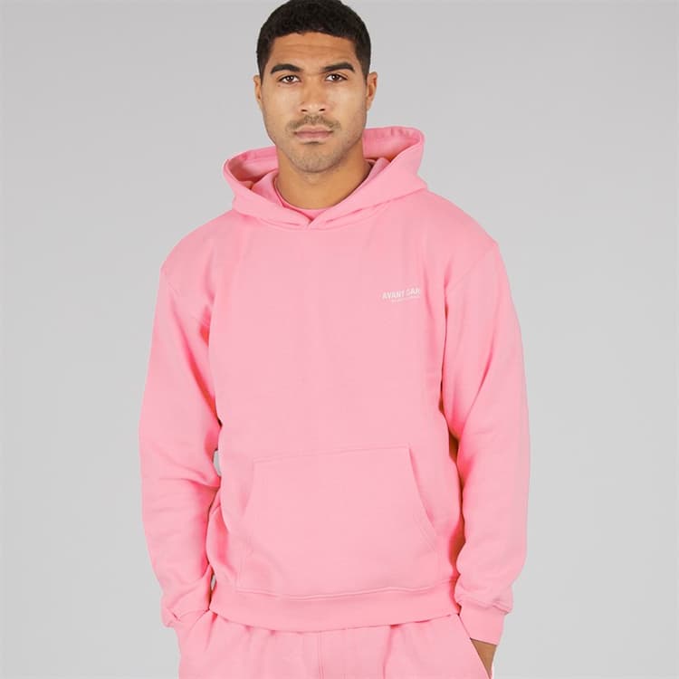 Avant Garde Hoodie Heren Creatives licht oversized Bubblegum roze