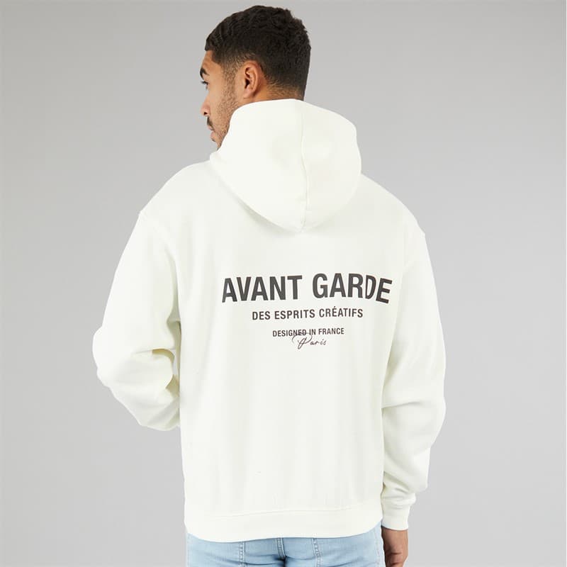 Avant Garde Hoodie Ecru Heren - Afbeelding 2