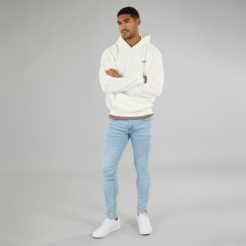 Avant Garde Hoodie Ecru Heren - Afbeelding 3