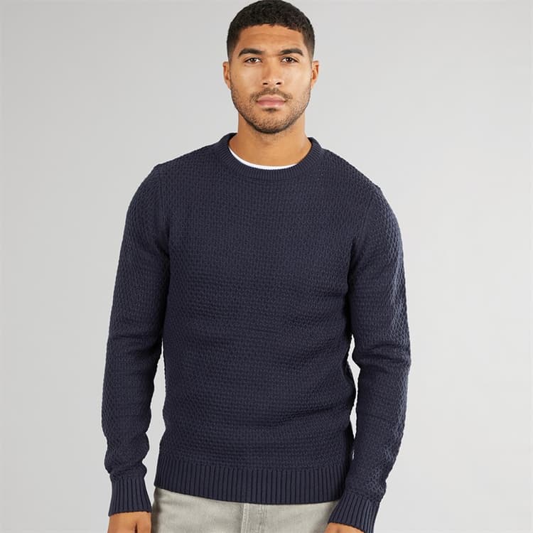 Avant Garde Trui met ronde hals Heren Tanka Navy