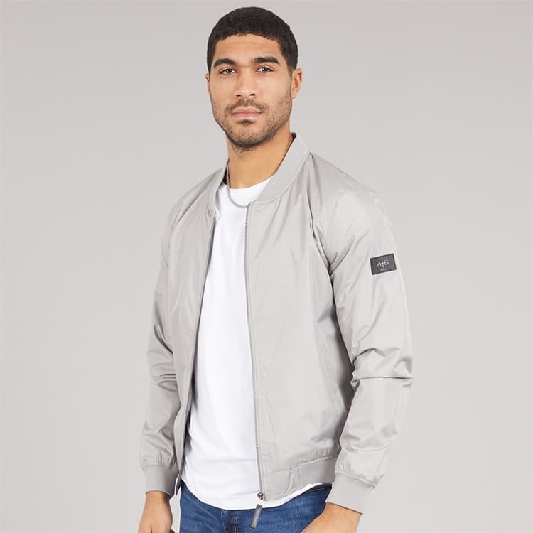 Avant Garde Heren Bomberjack Lichtgrijs