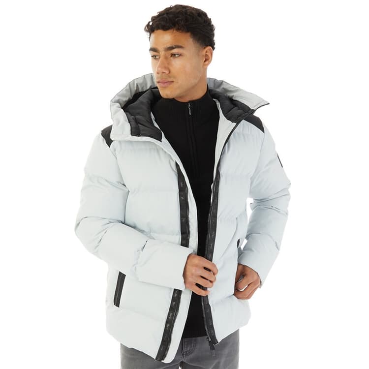 Avant Garde Heren Alps Puffer Jas Grijze Vorst
