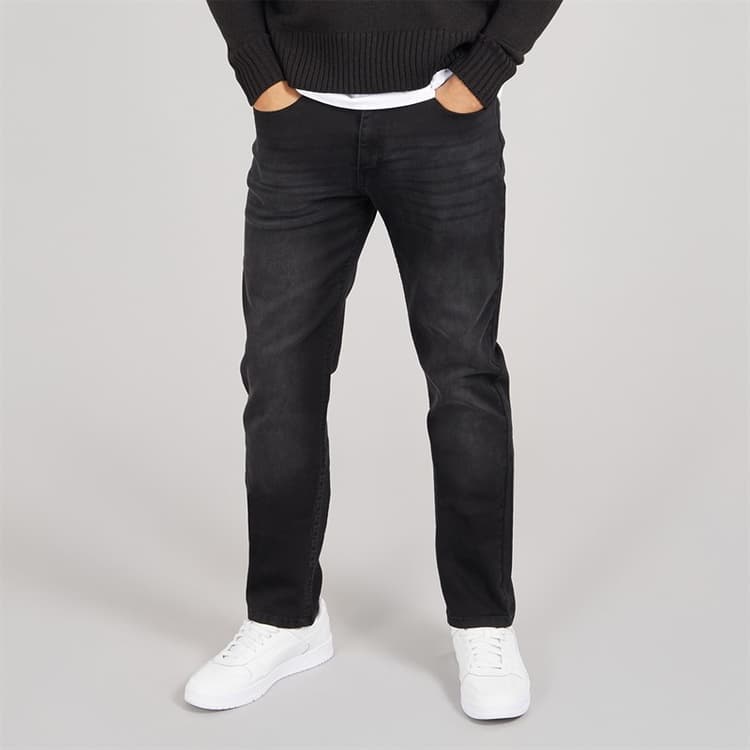 Avant Garde Heren Harlow Straight jeans Zwart