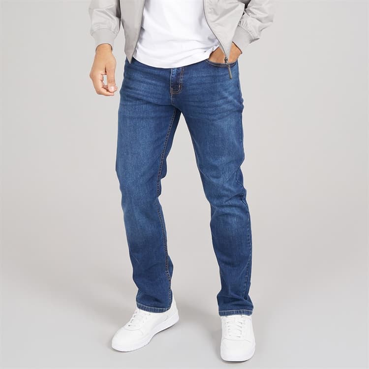 Avant Garde Heren Harlow Straight jeans Blauw