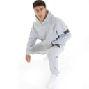 Avant Garde  Trainingspak Heren Badge Licht Grijs Melange