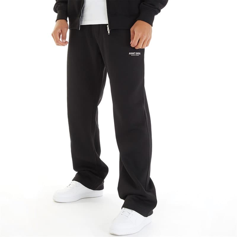 Avant Garde Joggingbroek voor Heren Rechte Pijp Zwart - Afbeelding 1
