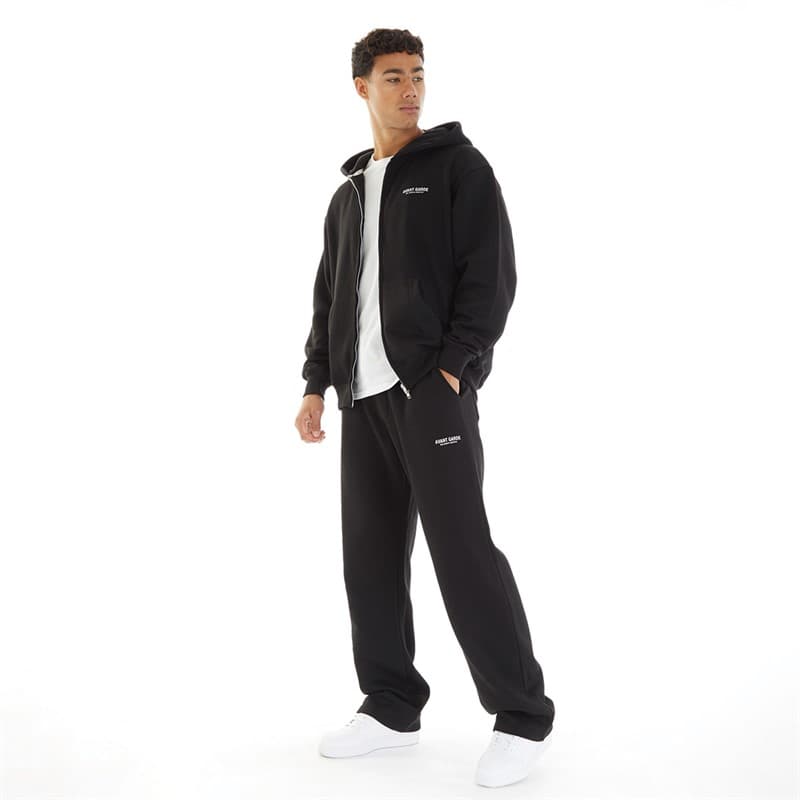 Avant Garde Joggingbroek voor Heren Rechte Pijp Zwart - Afbeelding 3