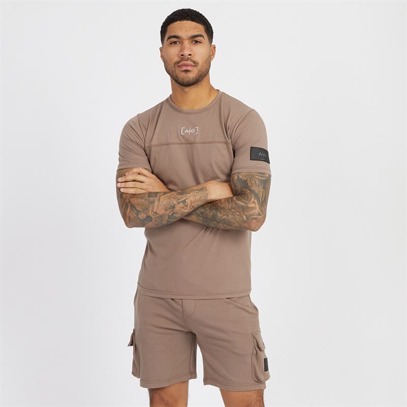 Avant Garde Heren Elation Co-Ord Set Bruin - Afbeelding 1