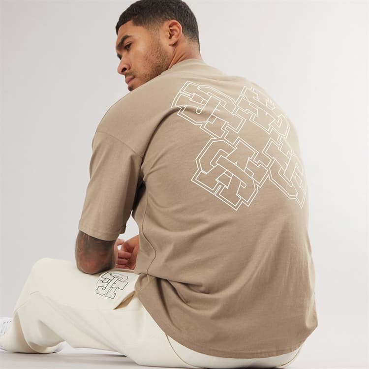 Avant Garde Heren Emblem T-Shirt Mink