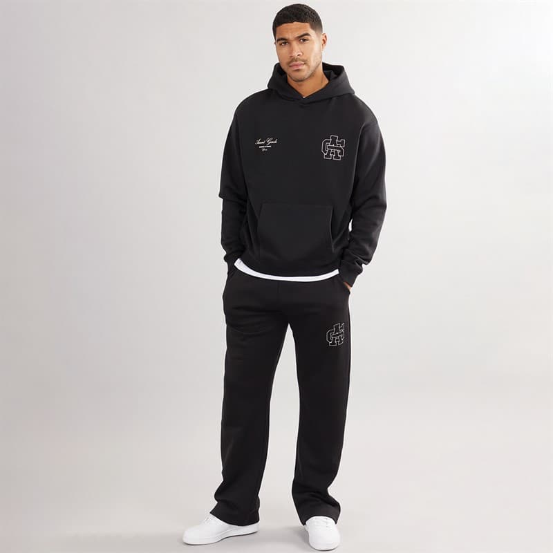 Avant Garde Heren Emblem Hoodie Zwart - Afbeelding 3