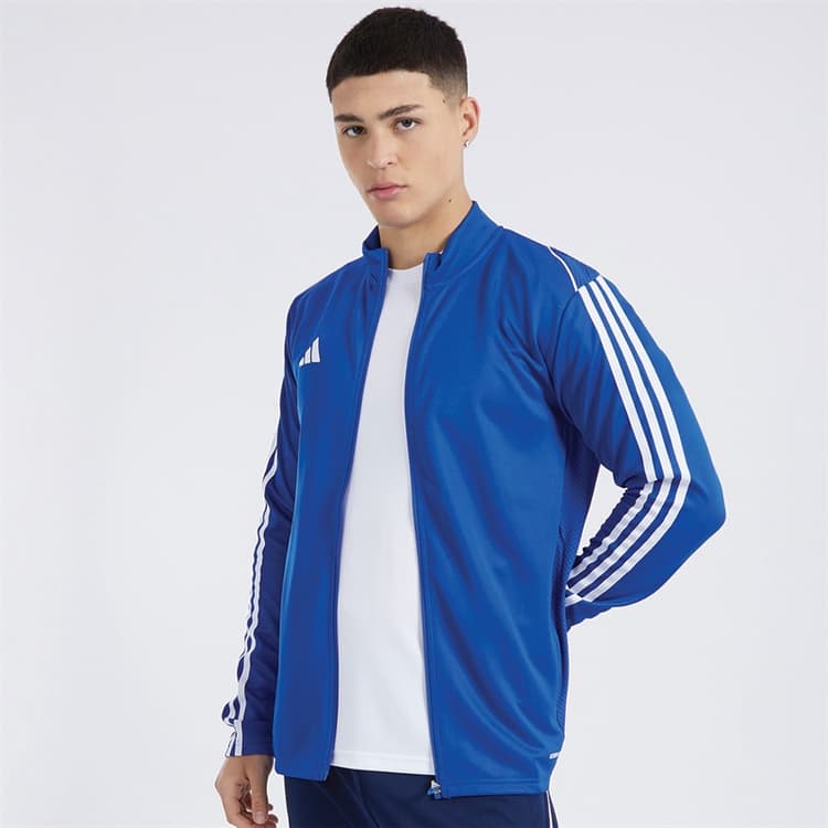 adidas Heren Tiro 23 Track Sports Performance Tops Blauw