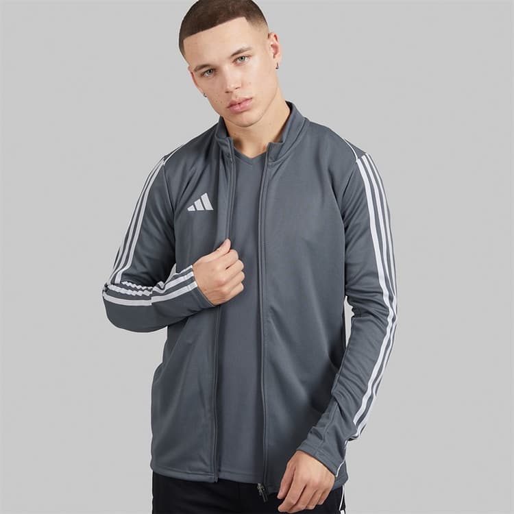 adidas Heren Tiro 23 Track Sports Performance Tops Grijs