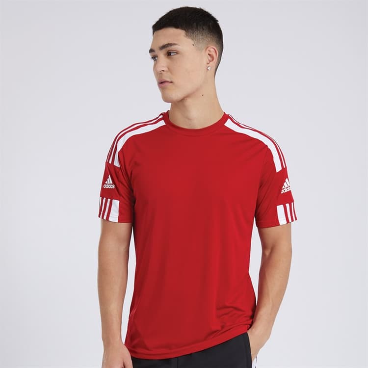 adidas Heren Squadra 21 T-shirt Team Power Red/Wit