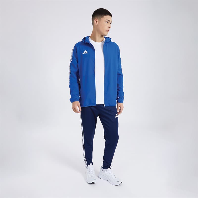 adidas Heren Tiro 23 Sports Performance Tops Blauw - Afbeelding 4