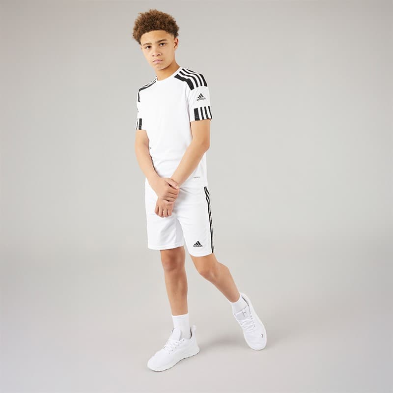 adidas Junior Squadra 21 Shorts Wit/Zwart - Afbeelding 4