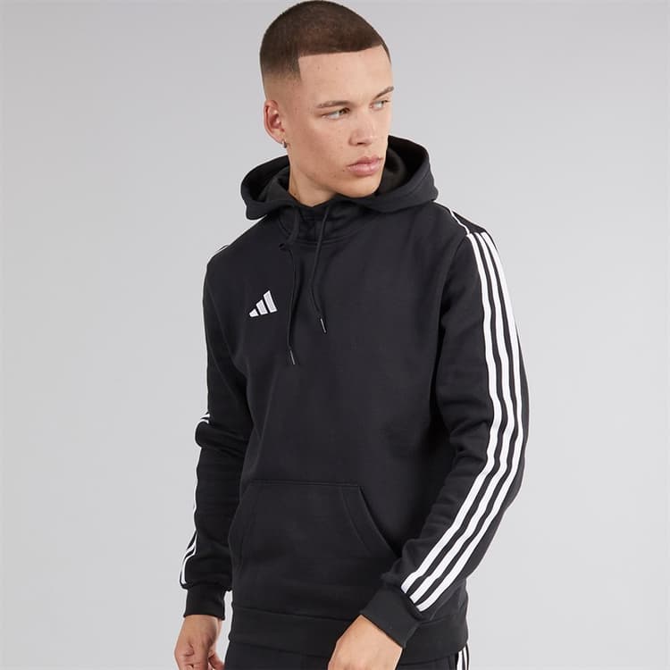adidas Heren Tiro 23 League Pullover Sweater Hoodie Zwart