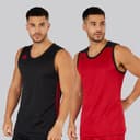 adidas Heren 3G Speed Omkeerbaar Basketbalshirt Zwart/Power Red