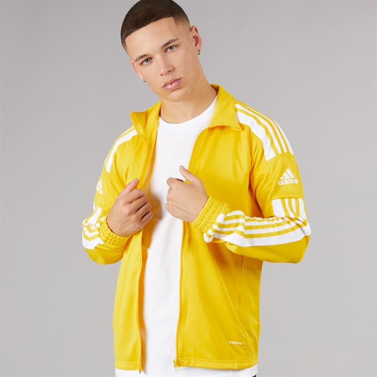 adidas Heren Squadra 21 Training Trainings-Jacke Team Yellow/Wit